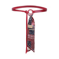 Y2k Punk Girls Scarf Waist Belt Retro Pu Leather Women's Belt